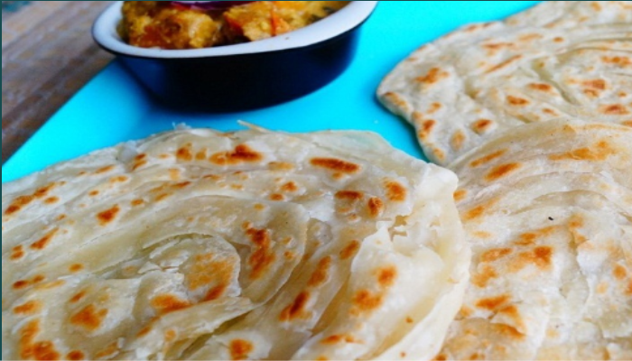  south indian dish malabar parotta
